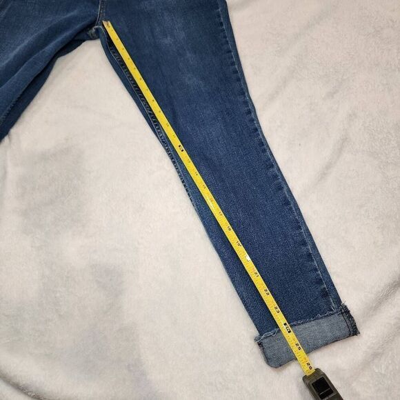 Lee Jeans Womens 6M Blue Heritage Regular Fit Skinny High Rise Stretch - Picture 3 of 16